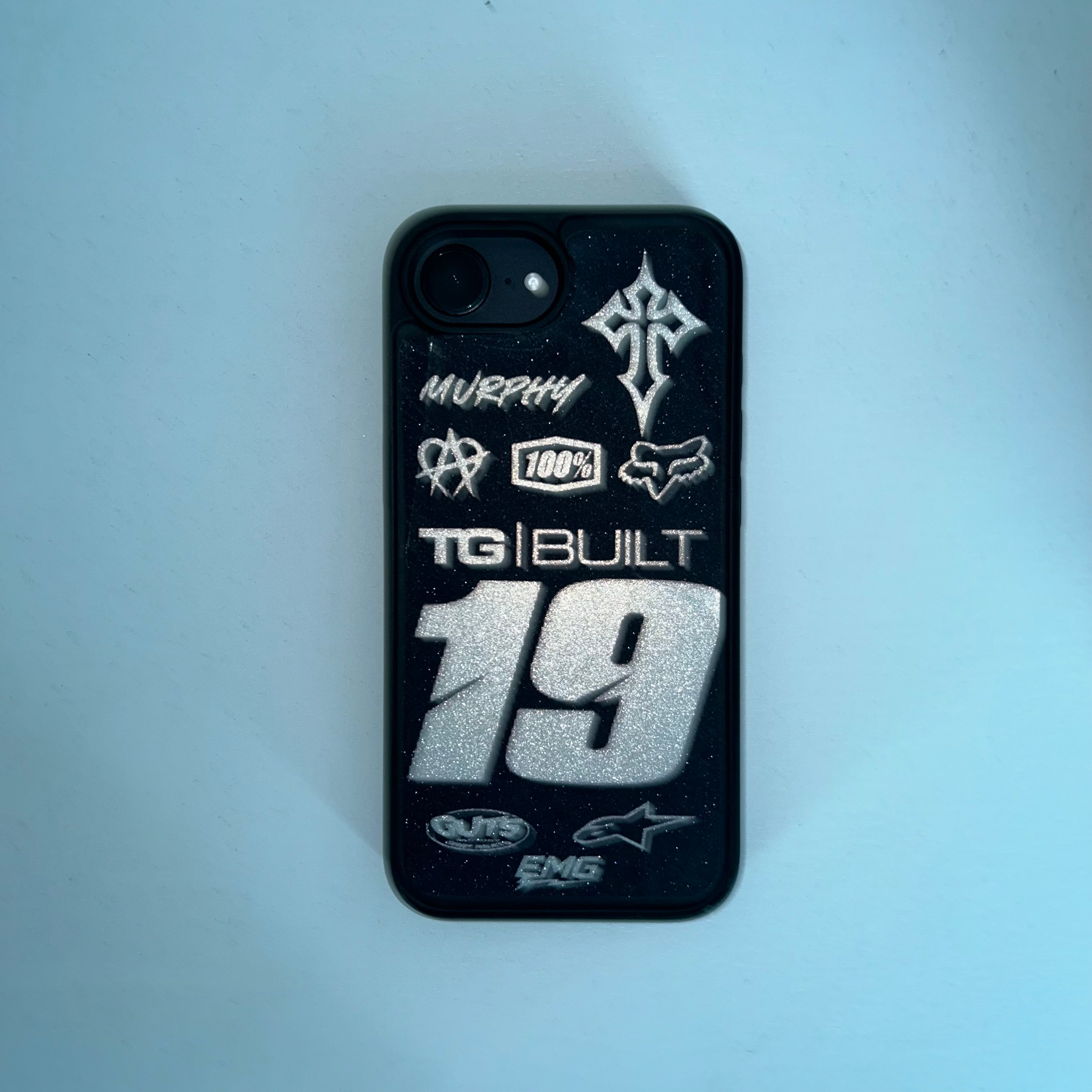 iPhone Number Plate Decal