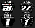 MotoCutz Plate Decal