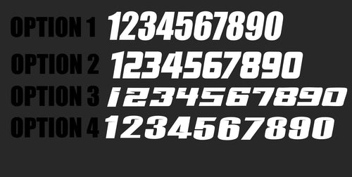 MotoCutz Plate Decal